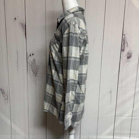 Patagonia Women’s Aspen Forest Tunic Gray White Plaid Size Small Style 53235 - Picture 2 of 10